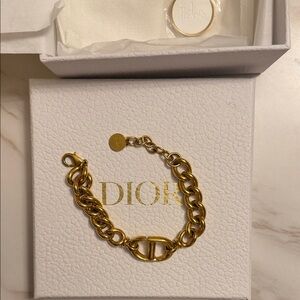 Dior chain link bracelet